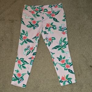Old Navy Pink Floral Women's Jeggings